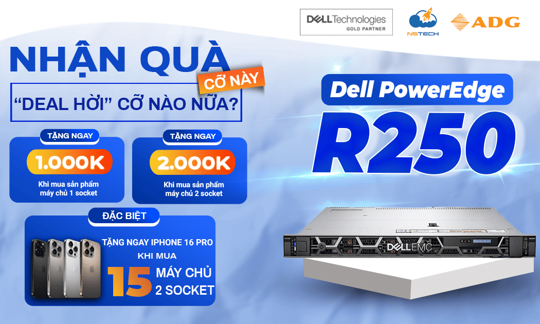 Máy chủ Dell PowerEdge R250