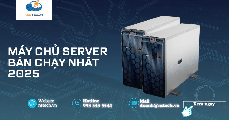 Máy chủ server bán chạy nhất 2025