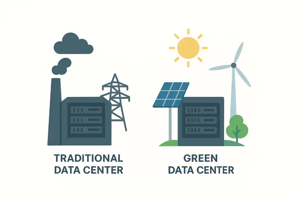 Green Data Center Là gì? Tương Lai Bền Vững Cho Hệ Thống Server Green Data Center Là gì? Tương Lai Bền Vững Cho Hệ Thống Server
