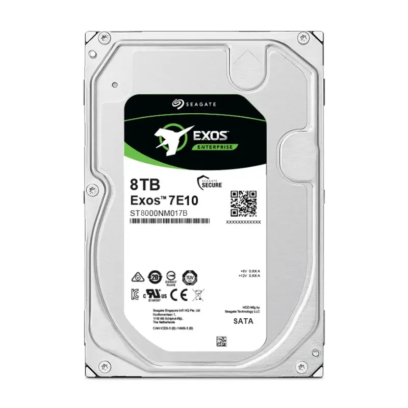 Ổ cứng Seagate Exos 8TB 7E10 SATA 3.5” 7.2K 6Gbp/s 256MB Cache (ST8000NM017B)