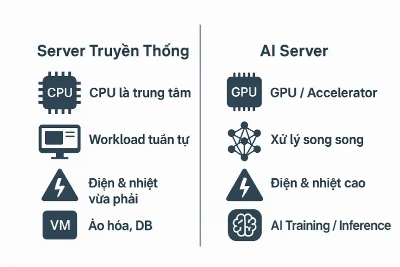 AI Server Là Gì? Vì Sao AI Server Tách Khỏi Server Truyền Thống? https://nstech.vn/linh-kien-may-chu/cpu-server/