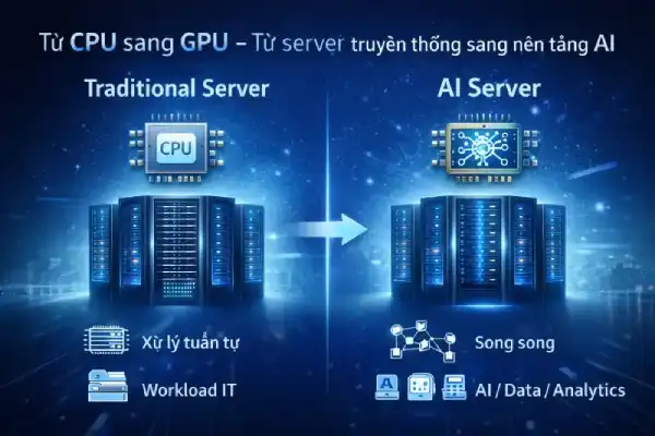 Xu Hướng AI Server Và Data Center Giai Đoạn 2025–2030 Xu Hướng AI Server Và Data Center Giai Đoạn 2025–2030