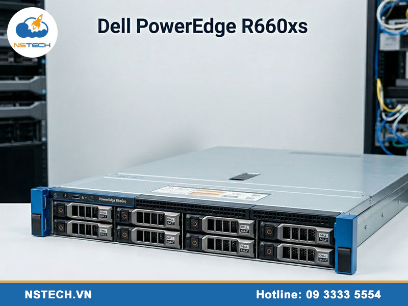 Hướng dẫn sử dụng Máy chủ Dell PowerEdge R660XS 8x2.5"