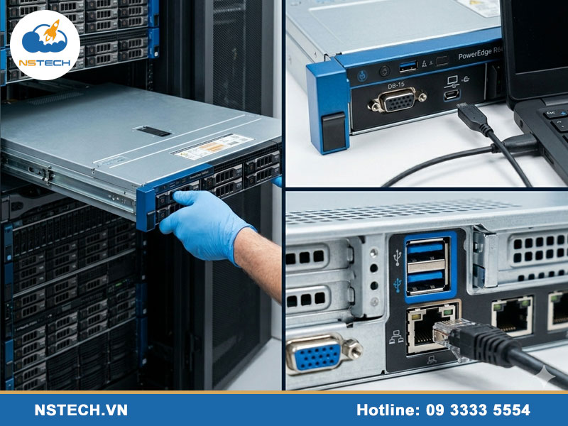 Hướng dẫn sử dụng Máy chủ Dell PowerEdge R660XS 8x2.5"