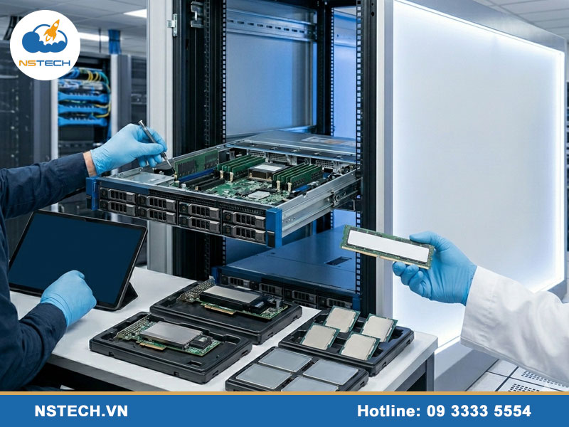 Hướng dẫn sử dụng Máy chủ Dell PowerEdge R660XS 8x2.5"