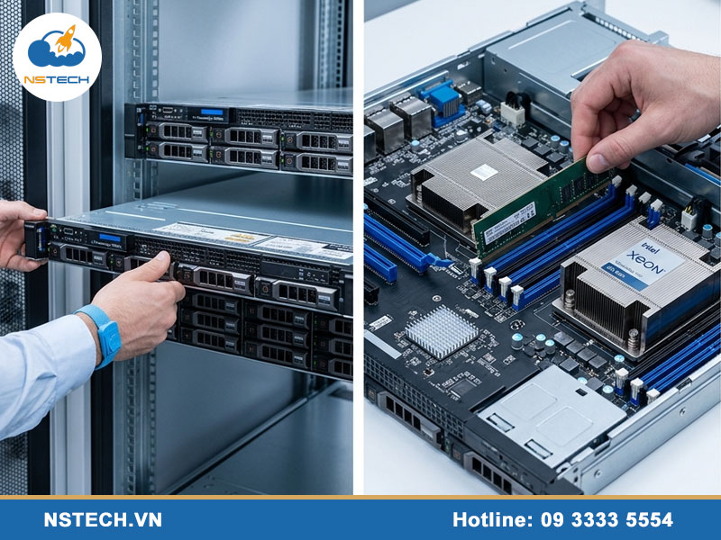 Hướng dẫn sử dụng máy chủ Dell PowerEdge R660XS 8x2.5