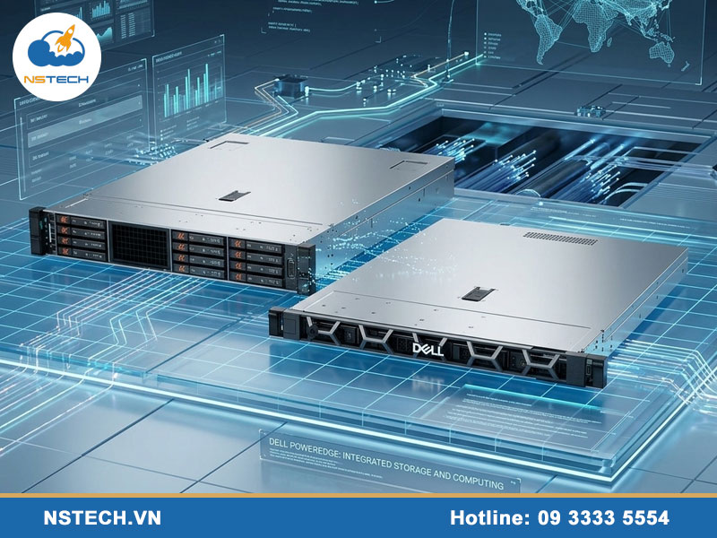 Máy chủ Dell PowerEdge R660XS 8x2.5