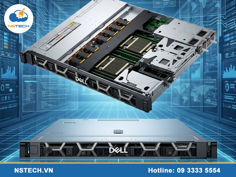 Máy chủ Dell PowerEdge R660XS 8x2.5"