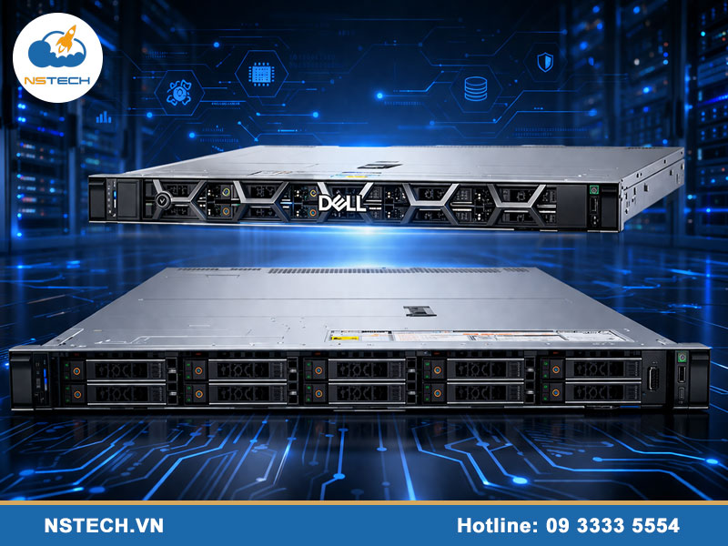 Thông số kỹ thuật & cấu hình Máy chủ Dell PowerEdge R660XS 8x2.5"
