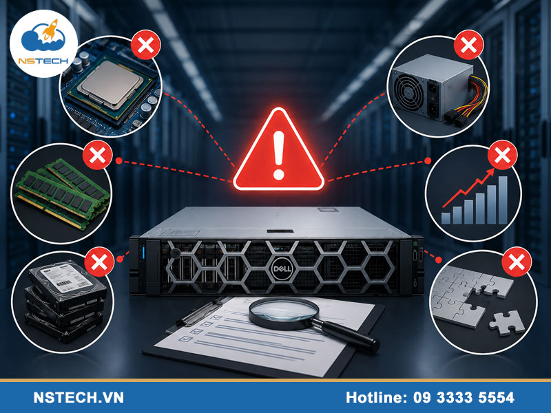 Các lỗi thường gặp khi chọn máy chủ server doanh nghiệp
