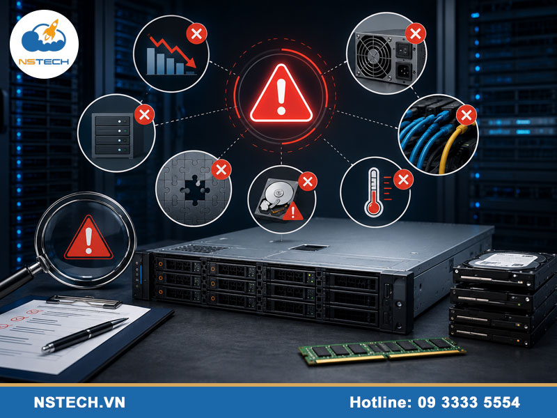 Các lỗi thường gặp khi chọn máy chủ server doanh nghiệp