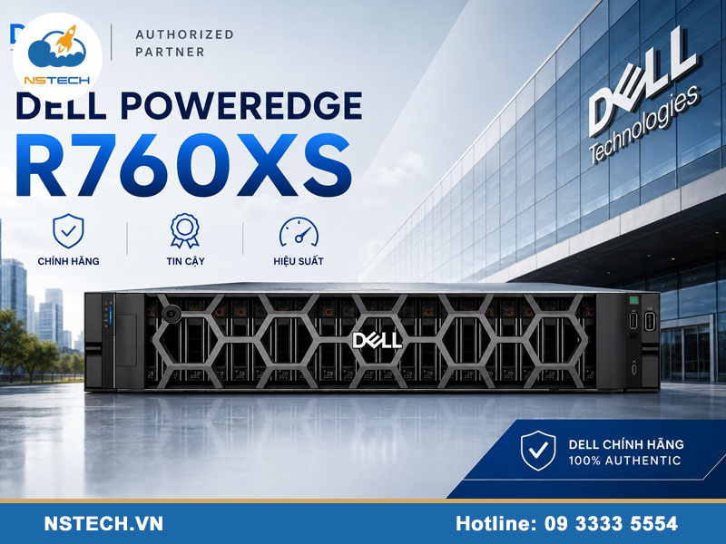 Địa chỉ bán máy chủ Dell PowerEdge R760XS 12x3.5 chính hãng Địa chỉ bán Máy chủ Dell PowerEdge R760XS 12x3