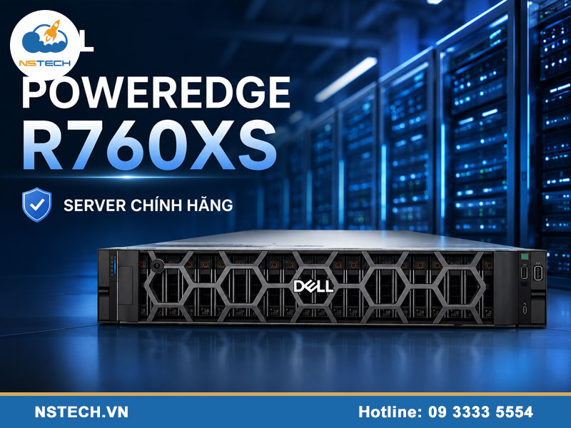 Địa chỉ bán máy chủ Dell PowerEdge R760XS 12x3.5 chính hãng Địa chỉ bán Máy chủ Dell PowerEdge R760XS 12x3