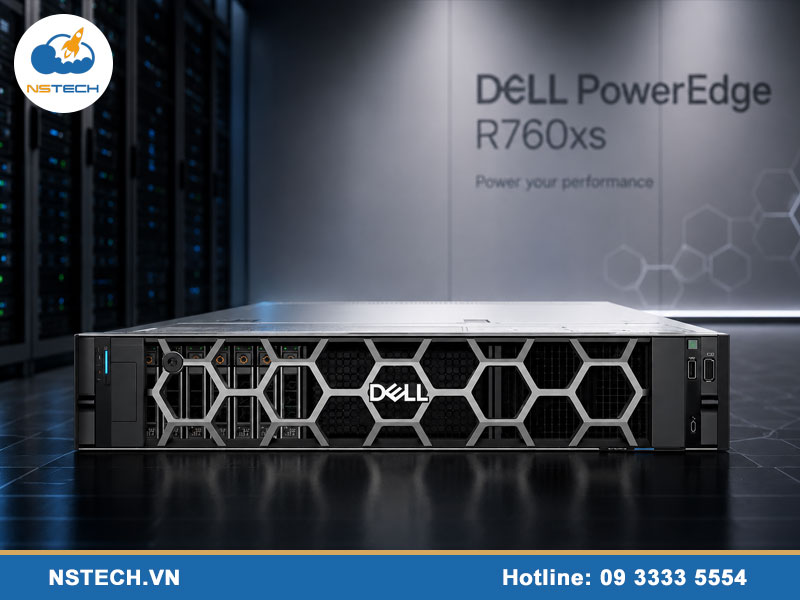 Máy chủ Dell PowerEdge R760XS 12x3.5 chính hãng Máy chủ Dell PowerEdge R760XS 12x3.5