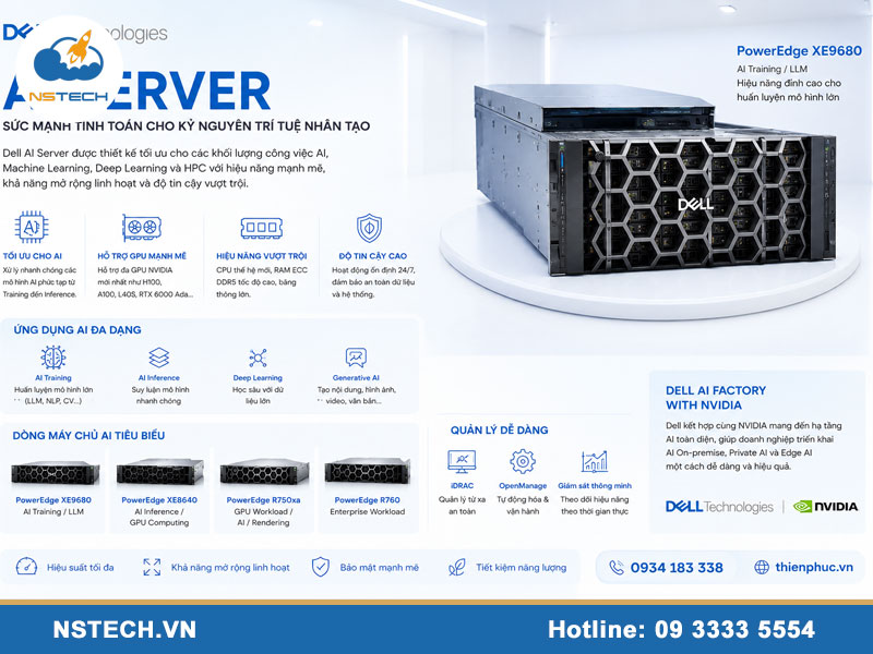 Máy chủ server AI giá bao nhiêu?