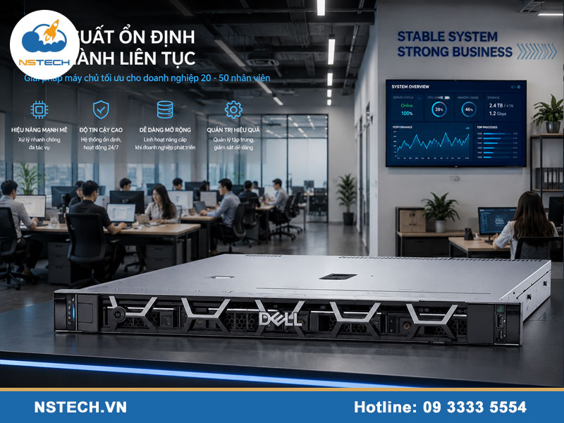 Máy chủ Server cho công ty 20 - 50 nhân viên
