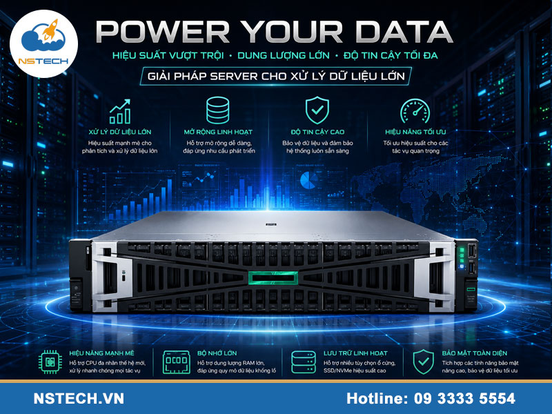 Máy chủ server cho xử lý dữ liệu lớn tối ưu hiệu suất Máy chủ server cho xử lý dữ liệu lớn