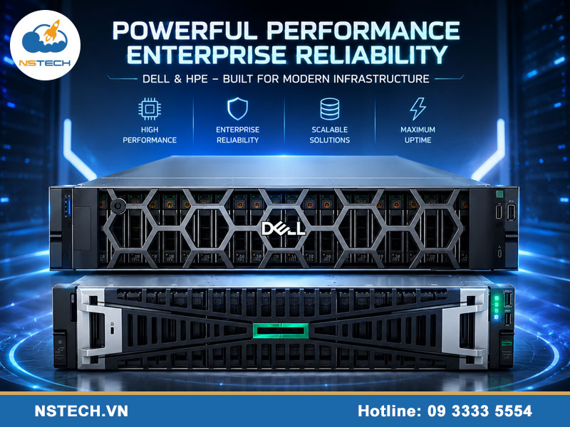 Máy chủ server cho xử lý dữ liệu lớn tối ưu hiệu suất
