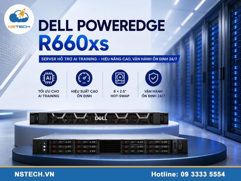 Máy chủ server dell chạy AI training