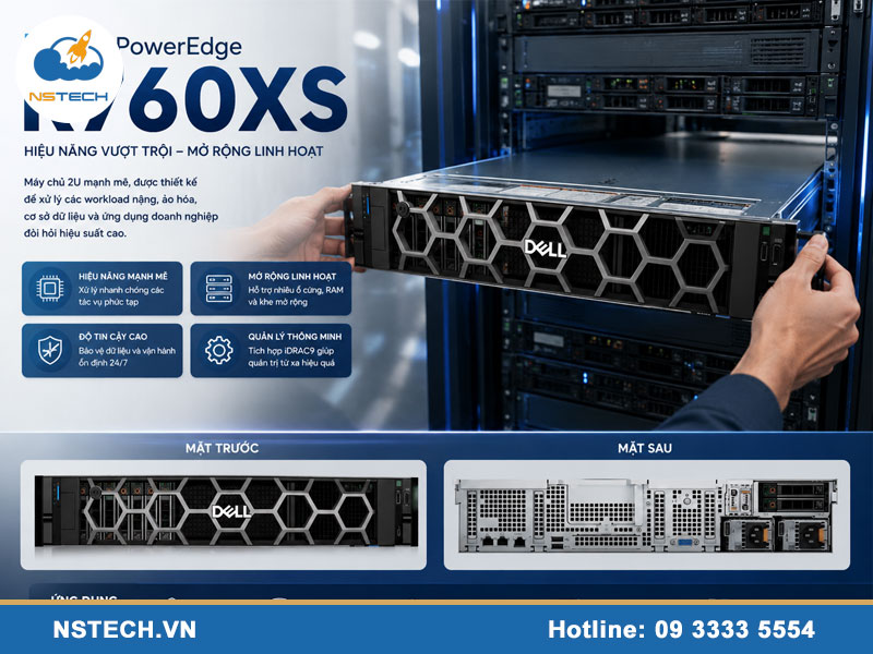 So sánh Máy chủ Dell PowerEdge R760XS 12x3.5