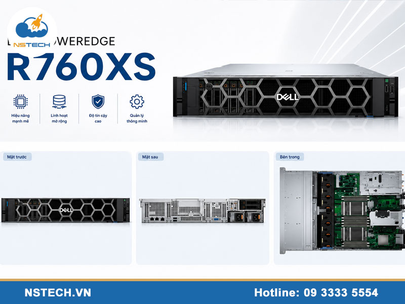 Ưu nhược điểm của Máy chủ Dell PowerEdge R760XS 12x3.5