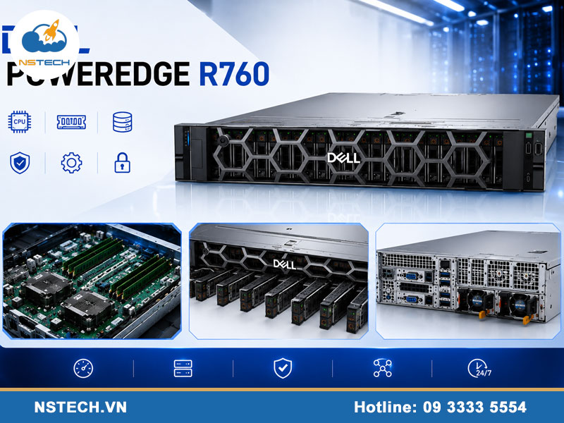 Máy chủ Dell PowerEdge R760 12x3