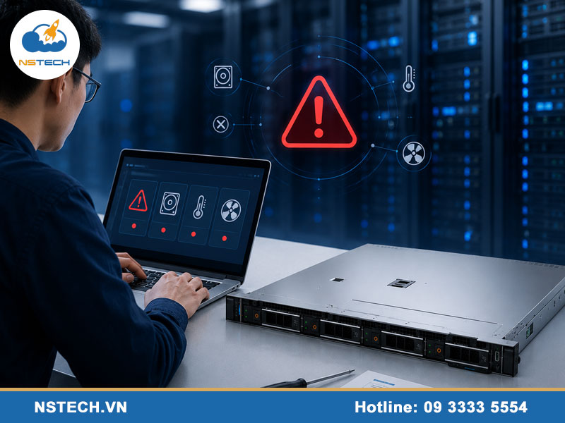 Những lỗi thường gặp khi sử dụng Dell PowerEdge R360 Server 4x3.5 Những lỗi thường gặp khi sử dụng Máy chủ Dell PowerEdge R360 Server 4x3