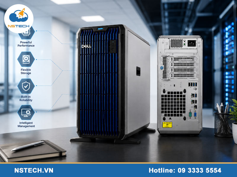 So sánh máy chủ Dell PowerEdge T360 Server 8x3.5