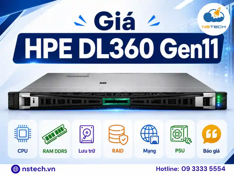 Giá Máy chủ HPE ProLiant DL360 Gen11 bao nhiêu