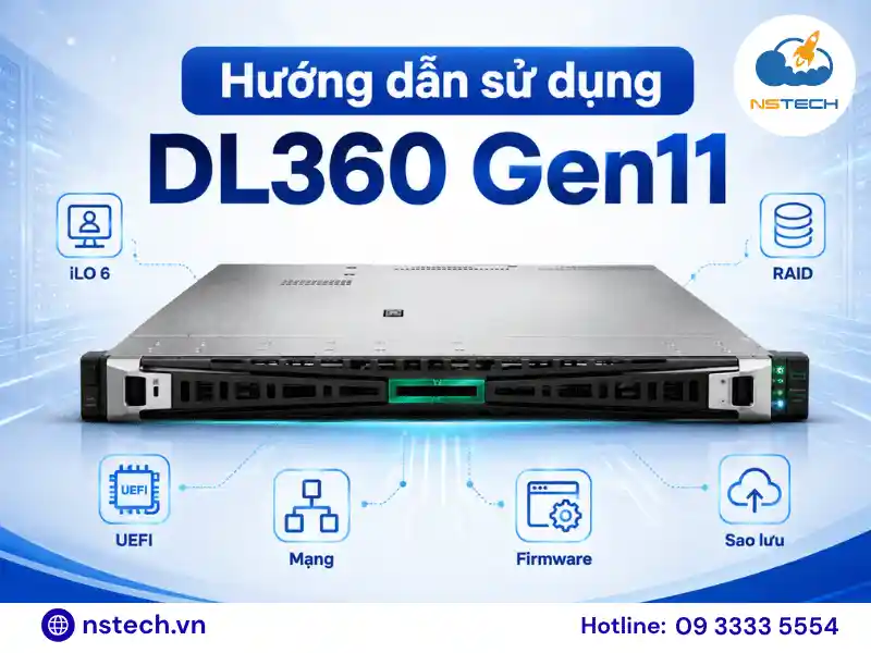Hướng dẫn sử dụng Máy chủ HPE ProLiant DL360 Gen11