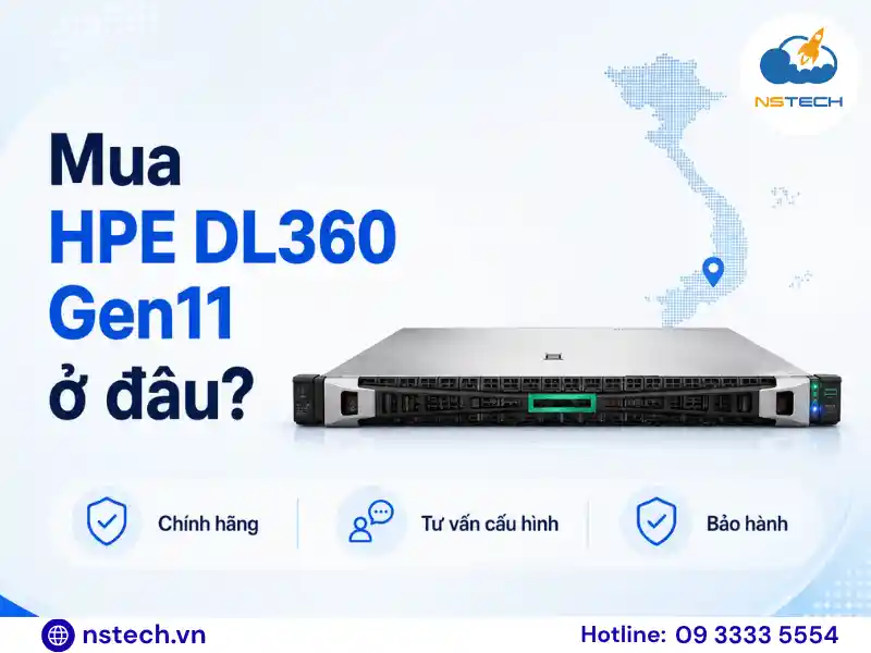 Địa chỉ bán Máy chủ HPE ProLiant DL360 Gen11 chính hãng Địa chỉ bán HPE ProLiant DL360 Gen11 chính hãng