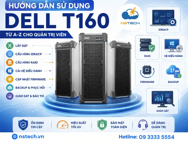 Hướng dẫn sử dụng Dell T160 từ A-Z