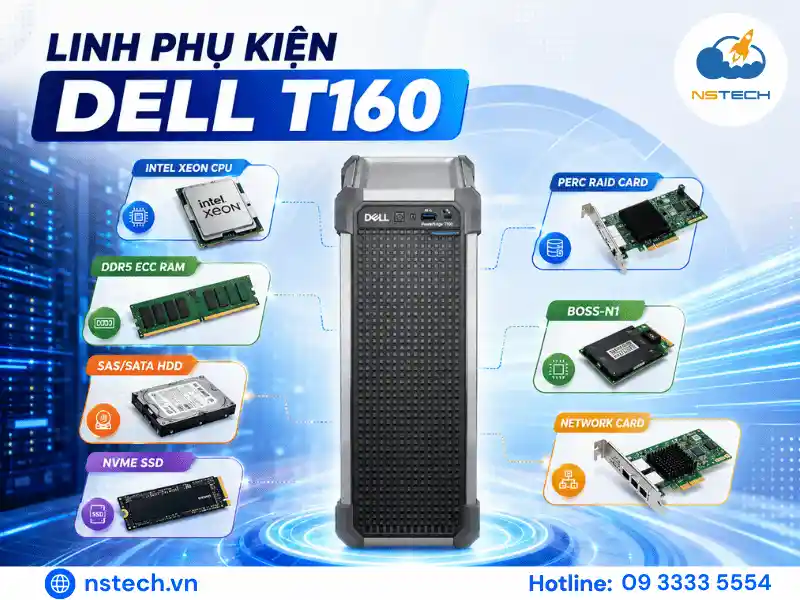 Linh phụ kiện Máy chủ Dell PowerEdge T160