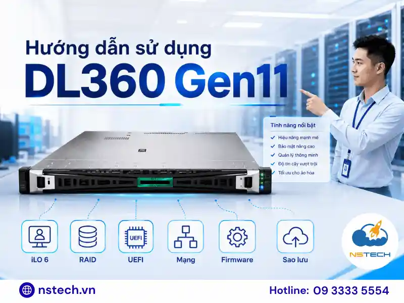 Hướng dẫn sử dụng Máy chủ HPE ProLiant DL360 Gen11 Hướng dẫn sử dụng Máy chủ HPE ProLiant DL360 Gen11