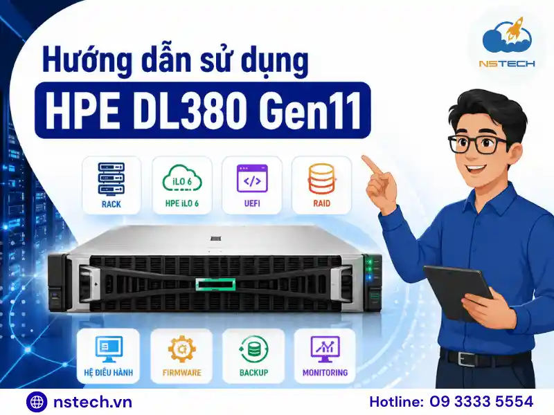 Hướng dẫn sử dụng Máy chủ HPE ProLiant DL380 Gen11
