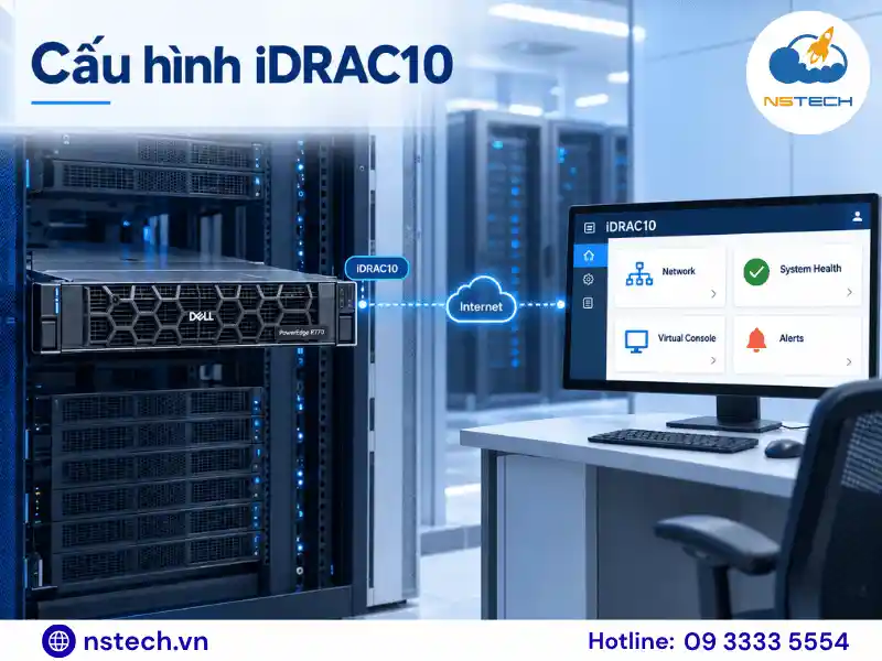 Hướng dẫn sử dụng Máy chủ Dell PowerEdge R770 Thiết lập iDRAC10 để quản lý máy chủ từ xa
