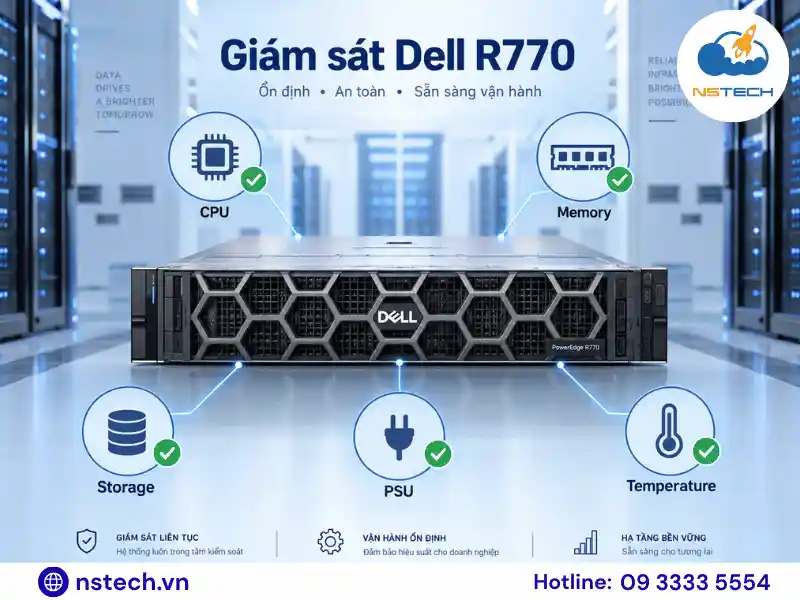 Hướng dẫn sử dụng Máy chủ Dell PowerEdge R770 Kiểm tra và giám sát Dell PowerEdge R770 sau triển khai