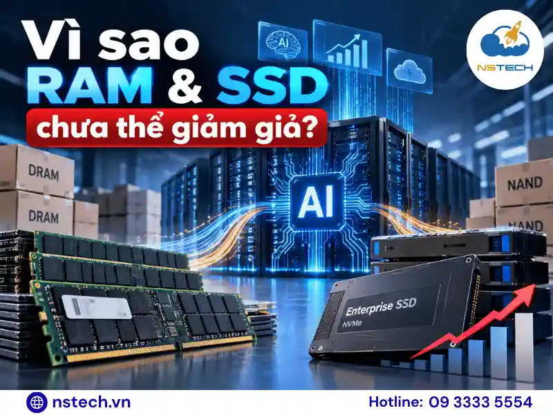 Vì sao không thể cứu được giá RAM/SSD ở hiện tại?