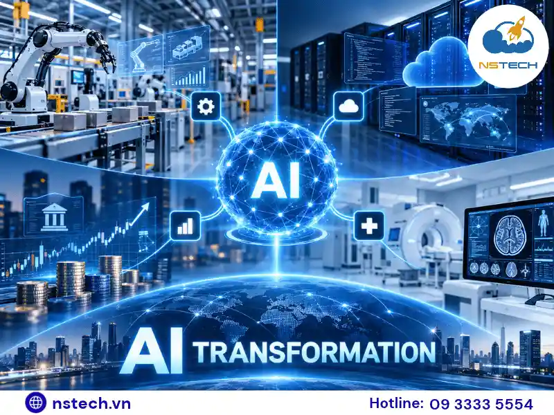 AI thay đổi các ngành công nghiệp