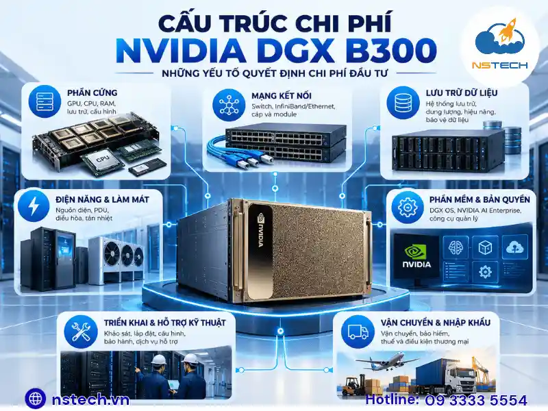 Các yếu tố quyết định chi phí DGX B300