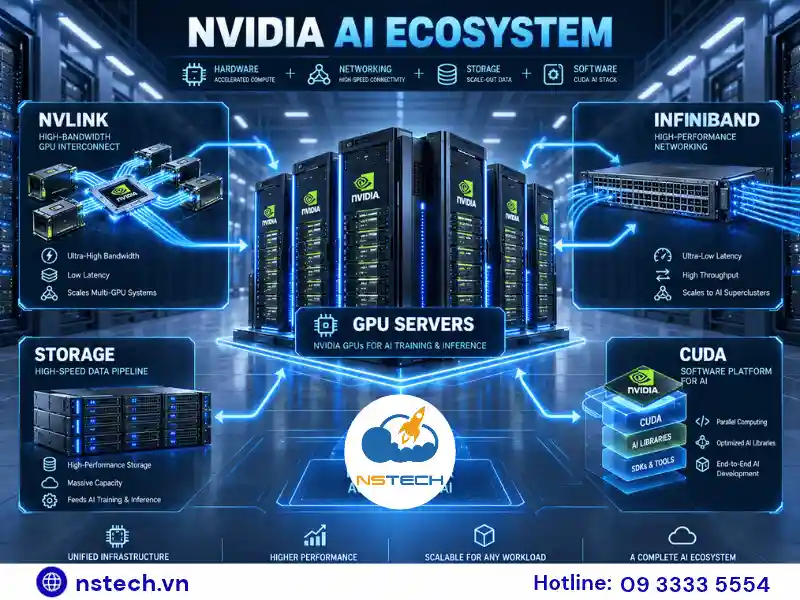 Vì Sao NVIDIA Trở Thành Trung Tâm Của Cuộc Đua Trí Tuệ Nhân Tạo? NVIDIA AI ECOSYSTEM